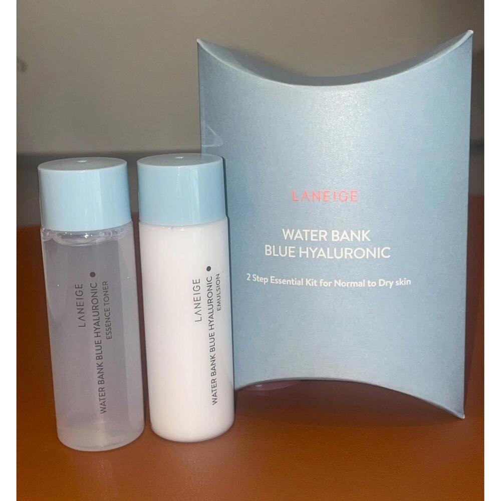 LANEIGE Water Bank Blue Hyaluronic Emulsion 2 piece SET  25ml - NEW
